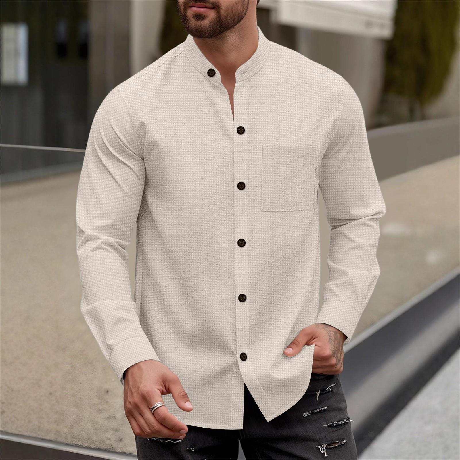 

Men s Loose Casual Long-sleeved Lapel Zip-up Hoodie XXL хакі