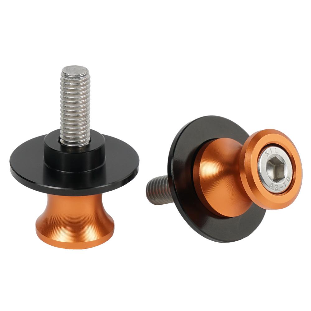 M10 10mm Swingarm Spool Sliders Stand Screws For KTM 690 Duke 690 SMC 990 Adventure 990 Super Duke 950 990 Supermoto 1190/R RC8