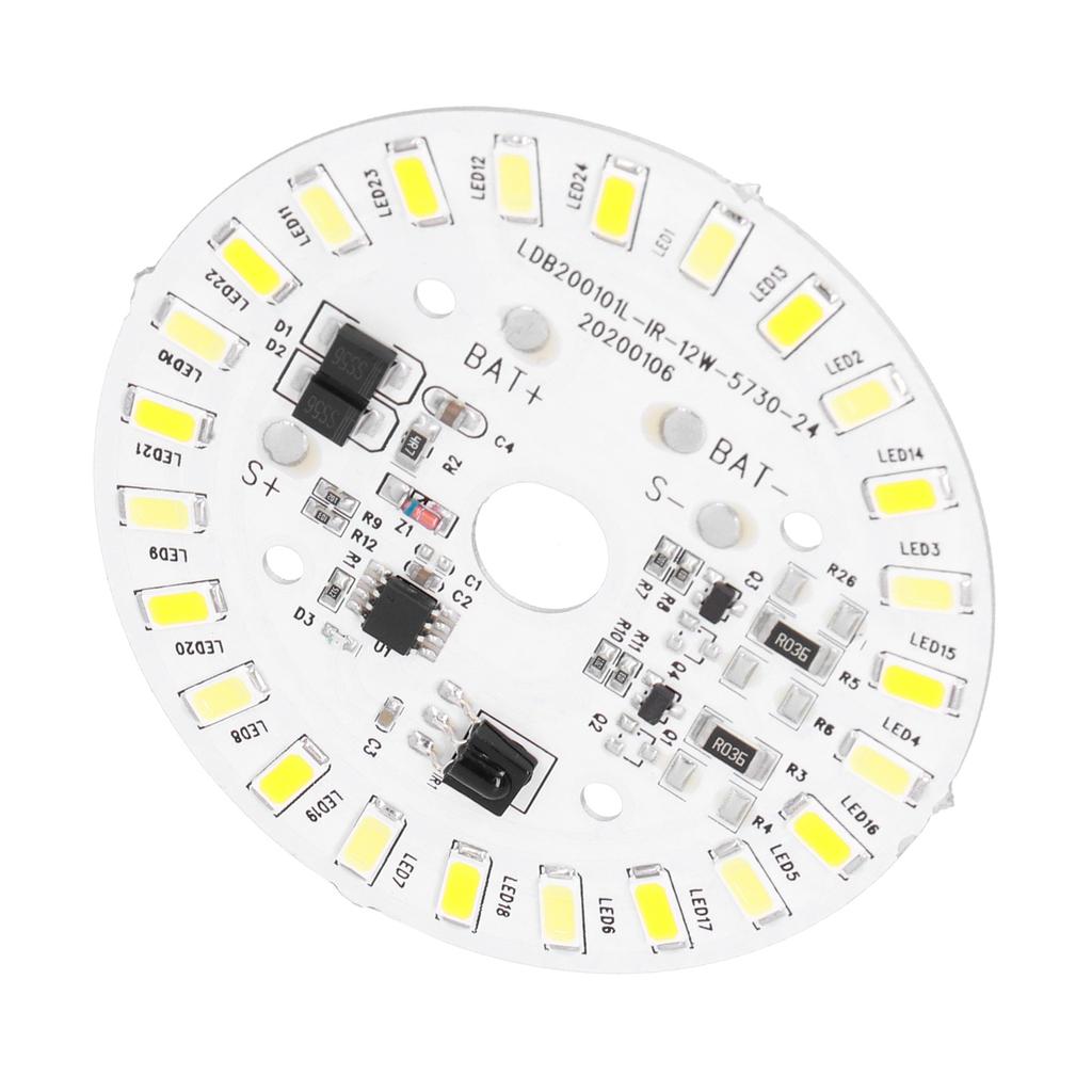 12W 24LED Deckenleuchte Panel 3.2V 3.7V Weiß Warm Lichtquelle mit Fernbedienung