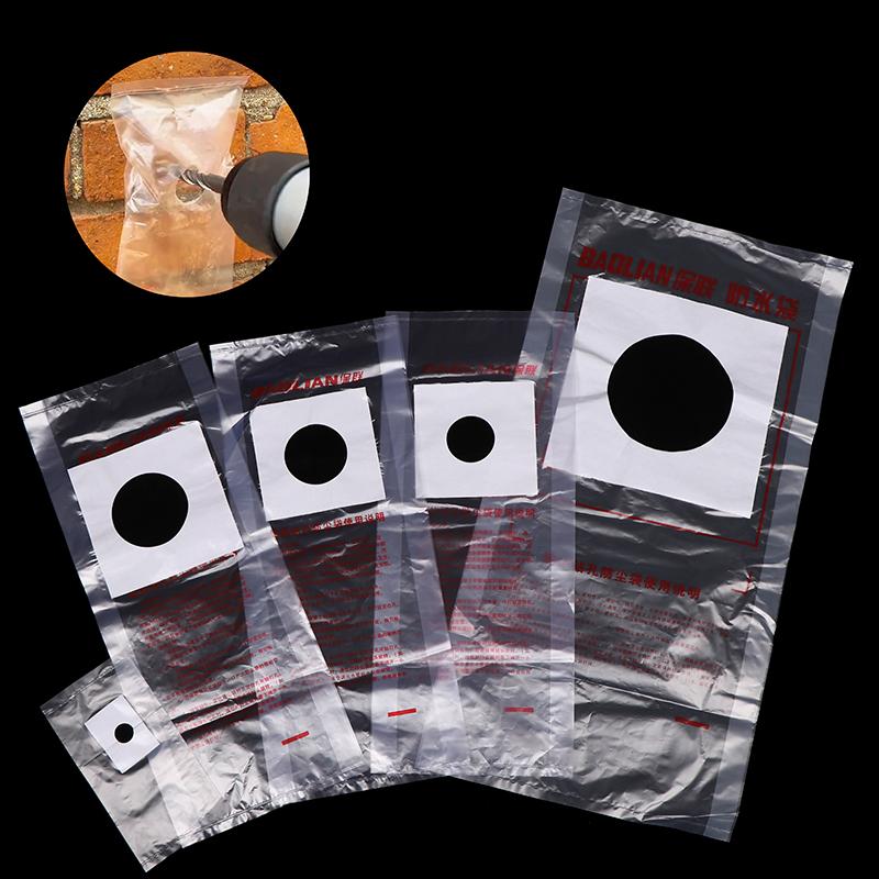 10Pcs  Water Catch Tool Electric Drill Dust Bag Hammer Punching Hole Air Conditioning Dustproof Collector Device