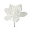 Lifelike Artificial Poinsettia Picks Sequin Fake Christmas Flowers  New Year Decor
