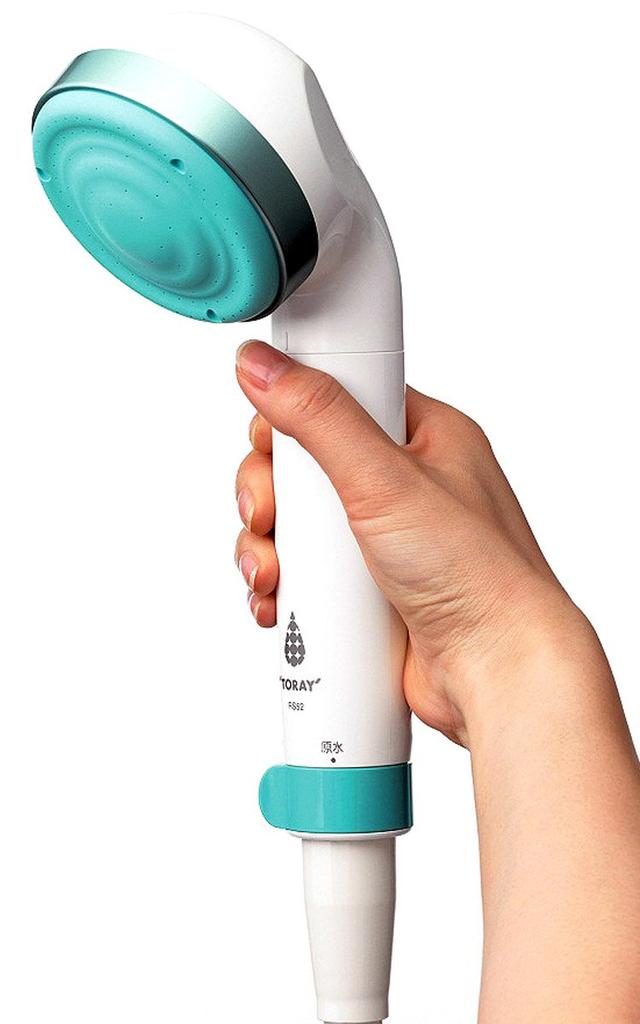 Toray Trevino Water Purifier Chlorine Removal Shower, Type, Blue-Green, RS52-BG