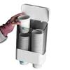 Wall-Mounted Automatic Disposable Cup Dispenser – Punch-Free Paper Cup Holder, New Model for Home Use