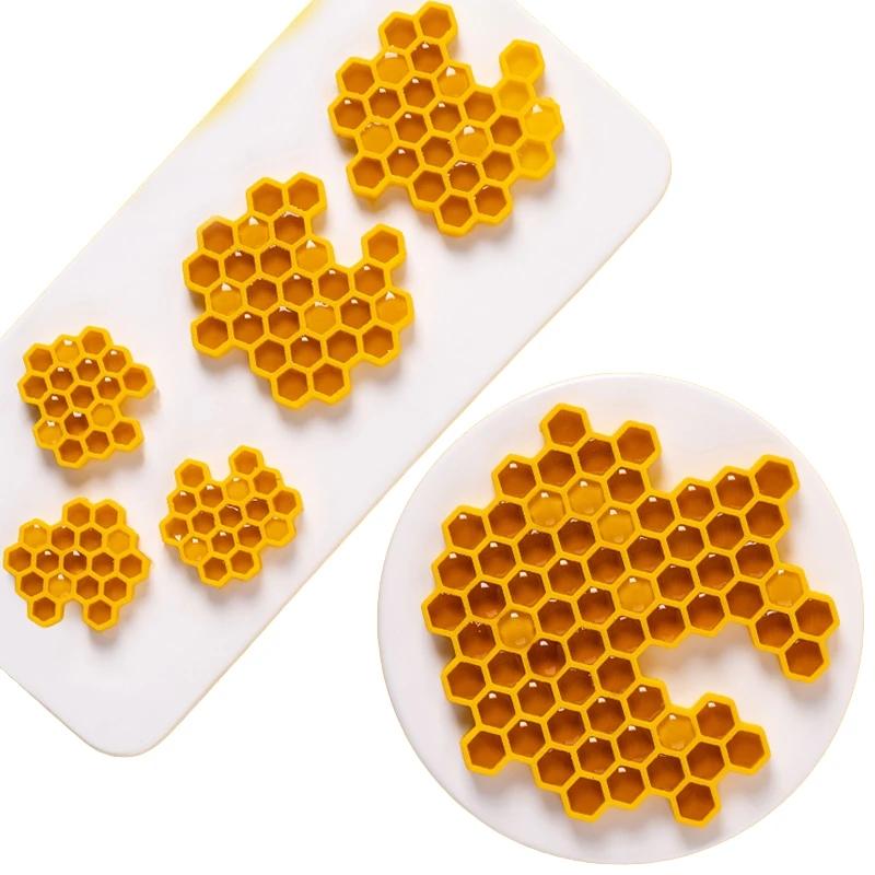 Honeycomb Silicone Cake Lace Mold Chocolate Mould DIY French Pastry Lace Decoration Mesh Mousse Cake Mold Kitchen Baking Tool