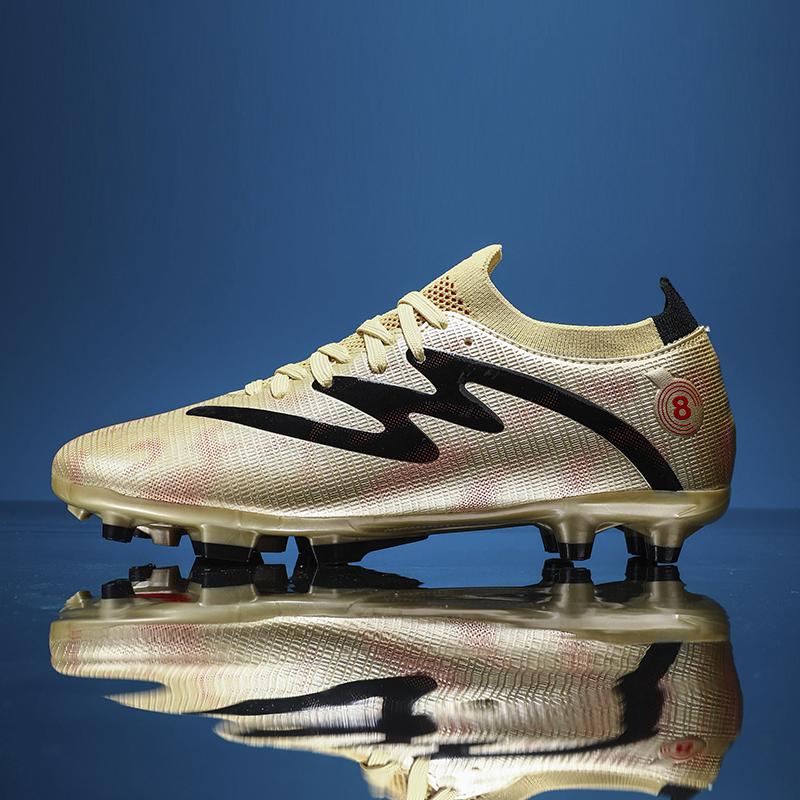 32-45 Men's Large Size Football Shoes Kids Low Top Short Nail Outdoor Anti-slip Football Boots