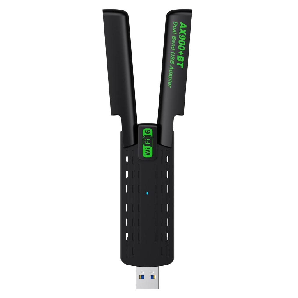 2 In 1 WiFi 6 Bluetooth 5.4 Adapter Dual Band 2.4G/5G USB WiFi Network Card 900Mbps Wireless Wlan Receiver for PC Laptop Driver Free