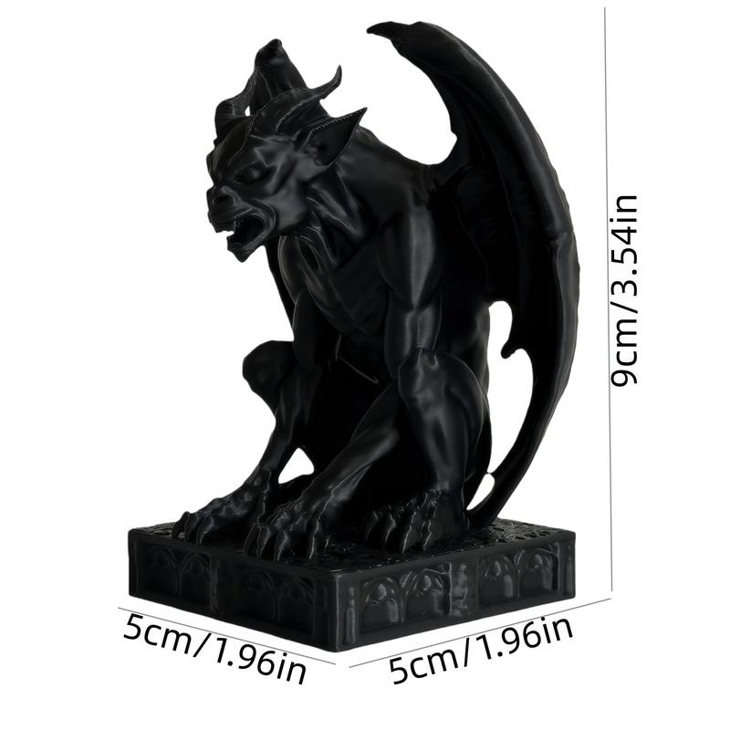 1‑Pack 3D‑Printed Mutant Bat Alien Guardian Figurine, Indoor‑Outdoor & Car Dashboard Decor, Creative Gift for Halloween, Christm