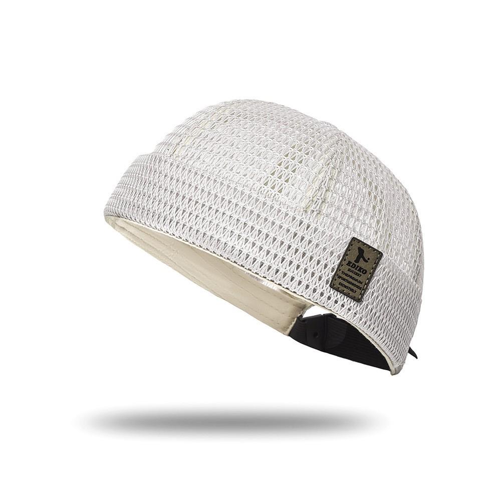 Summer Mesh Tang Hat with Leather Patch - Unisex Hip Hop Breathable Cap