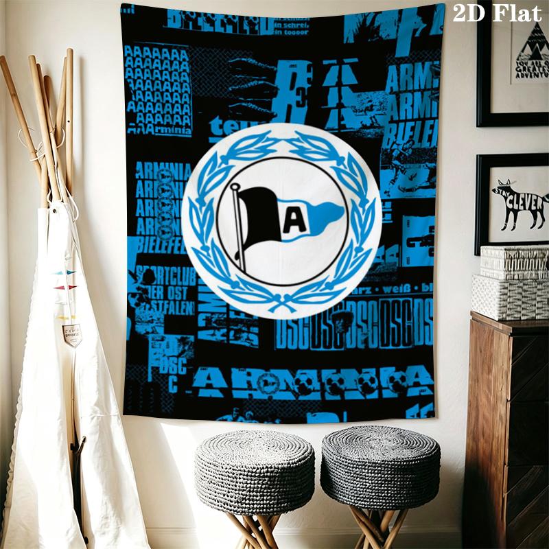 Arminia Bielefeld Wall Tapestry Aesthetic Wall Hanging Printed Fabric Blanket Decorative Tapestries for Bedroom Living Room Home Decor