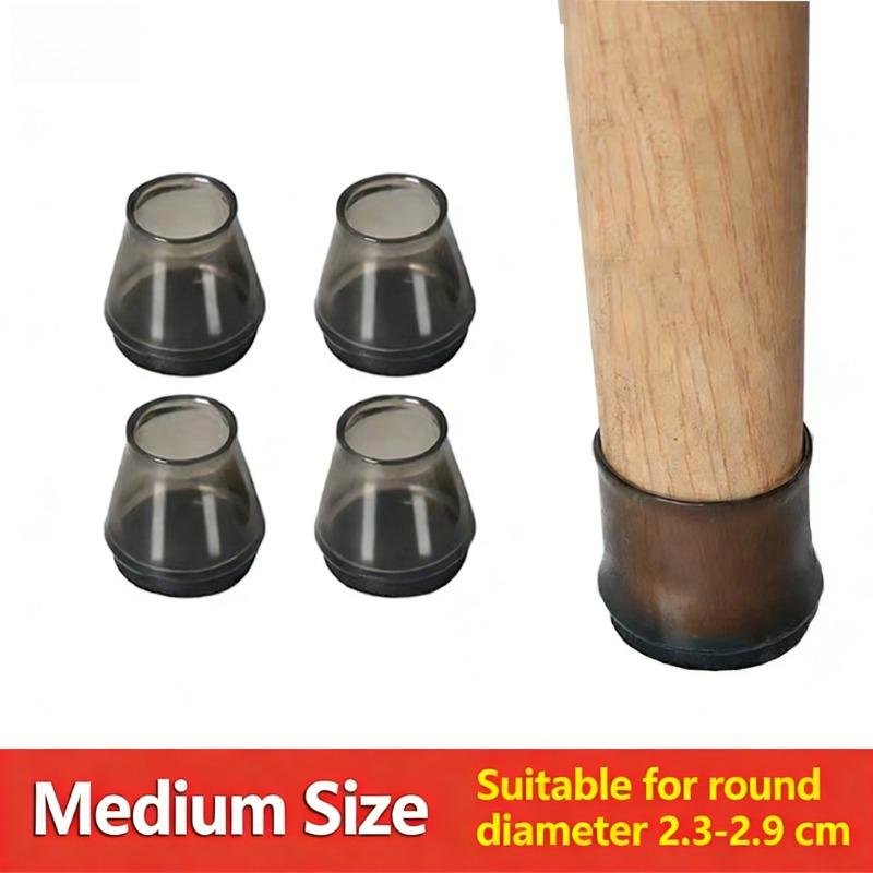 4/12/16Pcs Table Chair Leg Floor Protectors Furniture Pads with Felt Hardwood Floors Furniture Sliders Chairs Silicone Leg Caps