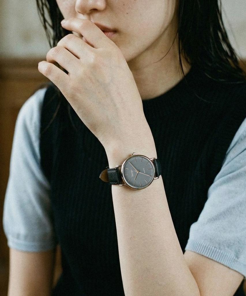 Sialeugo Sg-002-Sb Caper Collection Women'S Leather Wristwatch