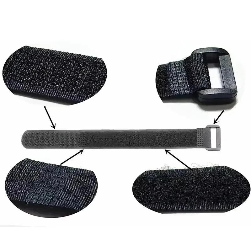 3pcs/set Reusable Fishing Rod Tie Holder Strap Suspenders Fastener Hook Loop Cable Cord Tie Belt Fishing Tackle Box Accessories