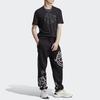adidas Originals T Shirts Men's Black Crew Neck Moderate Straight Fit IA6390