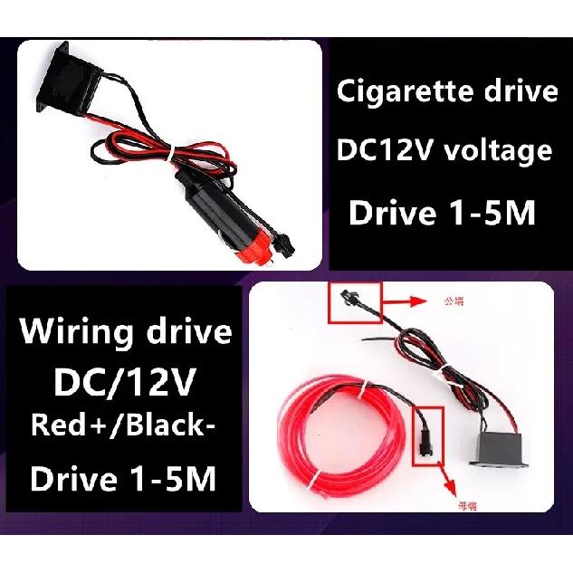 1M/2M/3M/4M/5M Multicolor Led Strip Lights Flexible Neon Light EL Wire Led Dance Party Atmosphere Decor Light String Waterproof