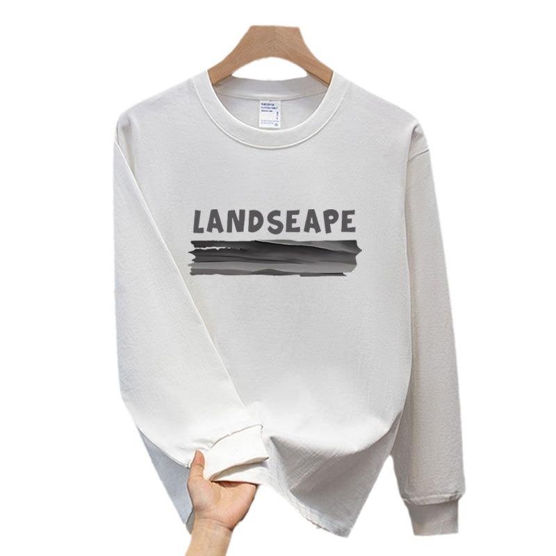 Spring And Autumn Long Sleeve Casual Men'S T-Shirt Pure Cotton High Quality Men'S Sweater Handsome Literary Versatile Bottom Top