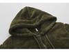 Autumn & Winter Hooded Fleece Jacket with Splicing Design