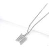 BTS Army Necklace Pendant - Kpop Bangtan Boys Cubic Zirconia Jewelry Gift for Women Girls Fans Style-01