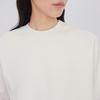 LESS 2024 Spring Pullover Knitted Sweatshirt