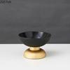 Black and Gold Ceramic Vase Desk Decoration Flowers Pots Decorative Flower Arrangement Modern Home Decor Crafts Floral Vases