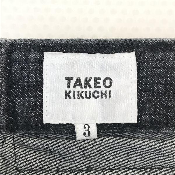 Made In Japan TAKEO KIKUCHI Denim Jeans Men’s L Gray Inseam 86cm