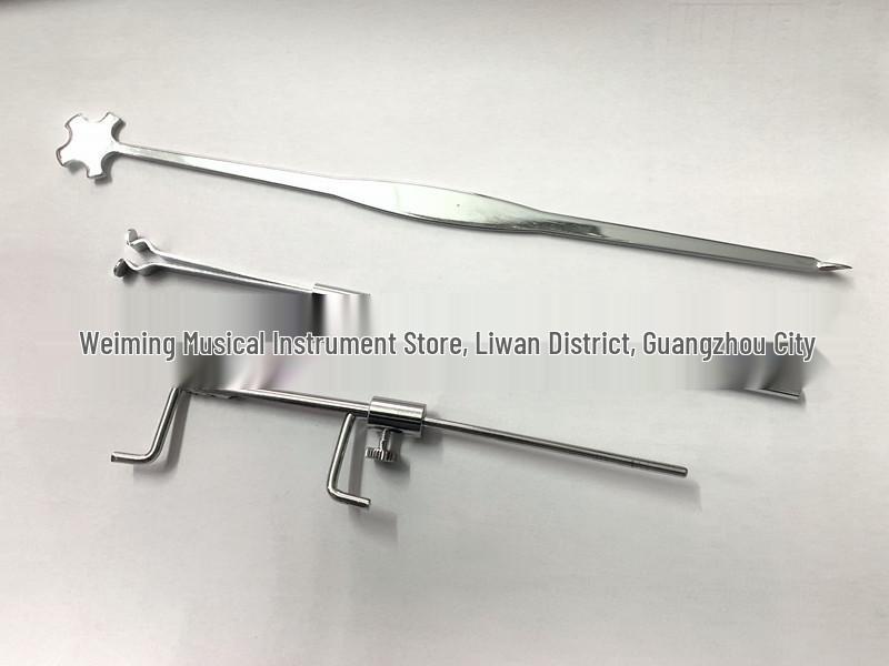 Violin and Cello Making Tool Set: Soundpost Hook, Clamp, and Length Caliper