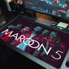 Band Maroon 5 Color Mouse Pad Large Gaming Table Cushion Non-slip Laptop Tablet Big Mousepad XXL Mat Mini PC Playmat With Lock edge
