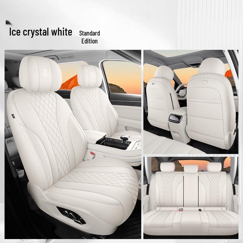 AITO M7 Car Seat Cover: Breathable, Perforated, Universal Fit for 5/6 Seats - All Seasons