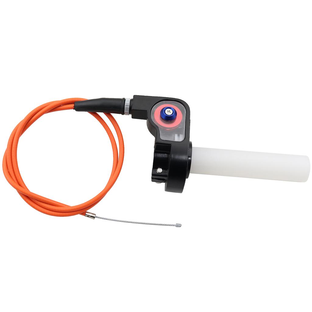 Motorcycle Visual 1/4 Quick Turn Throttle Grips Settle & Twist Gas Throttle handle+980MM Throttle Cable Dirt Pit Bike Motocross