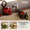 Removable Filter Sink Strainer Basket Fast Drainage Kitchen Sink Drain Basket  Kitchen Organization
