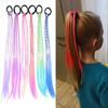 5/6Pcs Colorful Sweet Wig Braid Multi-Color Kids Wig Ponytail Headbands Twist Braid Hair Ties  Daily