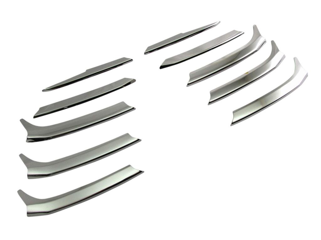 BRIGHTZ LS500 VXFA50 VXFA55 Early Model Super Mirror Stainless Steel Plated Front Bumper Duct Cover VXF VXF A50 A55 50 55 LS 500 32222