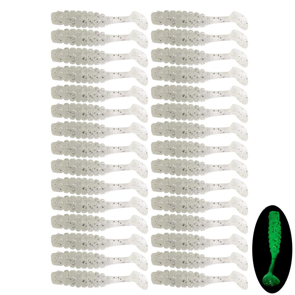 15 pièces/Leurre souple en silicone Pièce Appât artificiel 4cm/5CM 1g Articles pour la pêche Pêche en mer Rockfishing Swimbait Wobblers