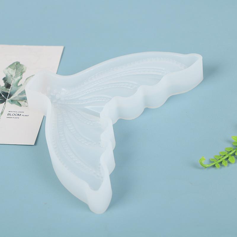 Fairy Mermaid Tail Scale Silicone Fondant Mould Beach Animal Cake Icing Mold