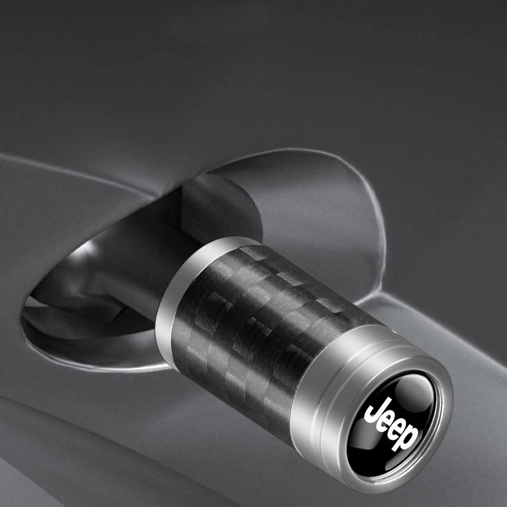 Per Jeep 4 Pezzi Tappi Valvole Pneumatici Auto in Metallo Coprivalvola Stelo Ruota Pneumatico Per Jeep Renegade Compass Wrangler Patriot Grand Cher