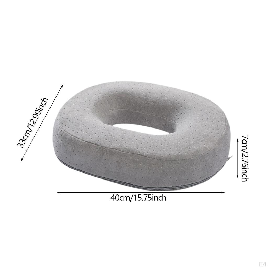 Donut -Pillow -Serch Cushion -Sating Block Breathable Remuneable Coverage Memory Foam Or