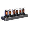 OUSEITECH Nixie Tube Style LED Light Tube WIFI Computer Retro Modern Desk RGB Full Color LED Digital Desktop Photo Music Hour Creative Desktop