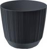 Round Ribbed Plastic Flower Pot Cover, , Ryfo
