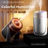 360° Rotation Powered Humidifier Silent Operation Colorful Night Light for Air-Conditioned Rooms