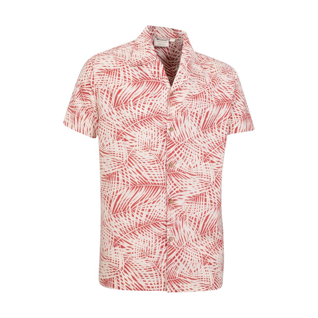 Mountain Warehouse Mens Palm Leaf Beach Shirt