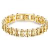 4 Color Punk Rock 316L Stainless Steel Biker Mens Bracelet Link Chain Motorcycle Bike Bicycle Chain Bracelets Bangles Jewelry