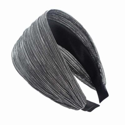 Modisches Haarband für Damen und Mädchen, breites Stoff-Haarband, Kopfschmuck