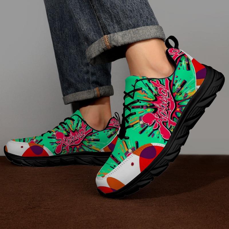 YRZL Gym Shoes for Men Lightweight Athletic Training Sneakers Non Slip Comfortable Walking Shoes for Outdoor Sports Skate Shoes