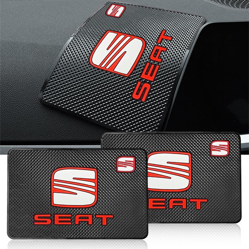 Car Anti Slip Pad Phone Holder Non-Slip Mat Car Stlying For SEAT Leon FR Altea Ibiza Toledo Cordoba Alhambra Arona Exeo
