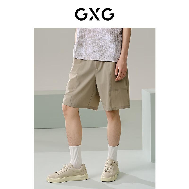 GXG Men s Wrinkled Casual Straight Shorts S