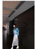 Elegant Vinegar Satin Skirt: Glossy Texture with Side Slit