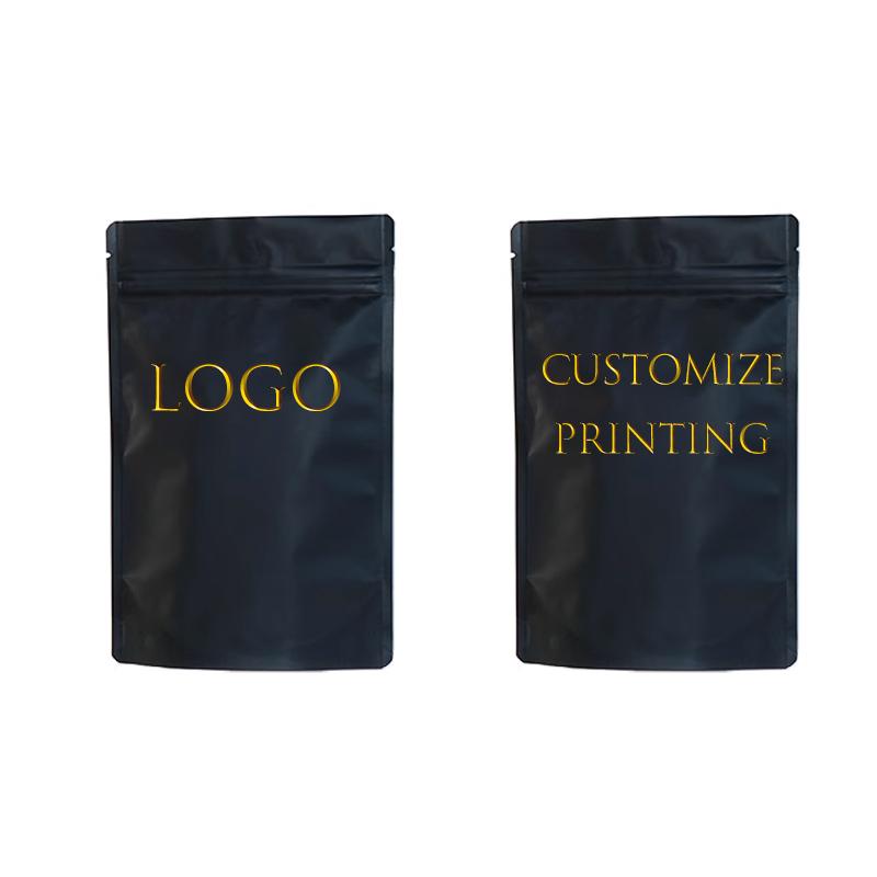 Customized Printed Aluminum Foil Standing Zipper Bag With Moisture Proof Tea Sugar And Nut Wedding Packaging Pouch Print Logo