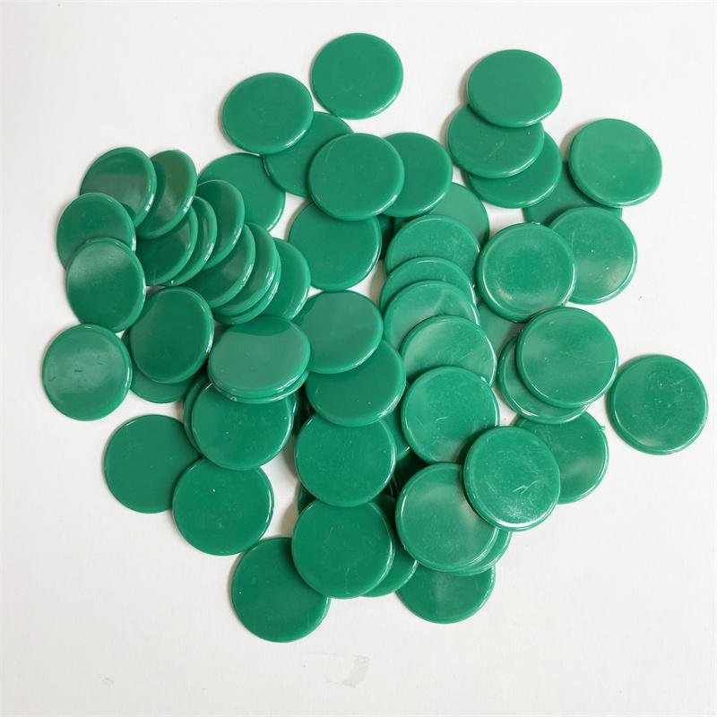 100Pcs 19Mm Transparent Chips Plastic Counting Supplies Counters For Maths Board Game Token