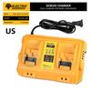 DCB102 Double Charger For 10.8V 12V 14.4V 20V Lithium Ion Battery Pin DCB203 DCB204 DCB205 DCB118 DCB105 DCB107 DCB11