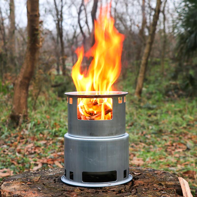Portable Outdoor Camping Wood Stove One Size