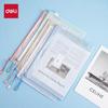 Deli A4 Mesh Zipper File Bags (5 Pack)